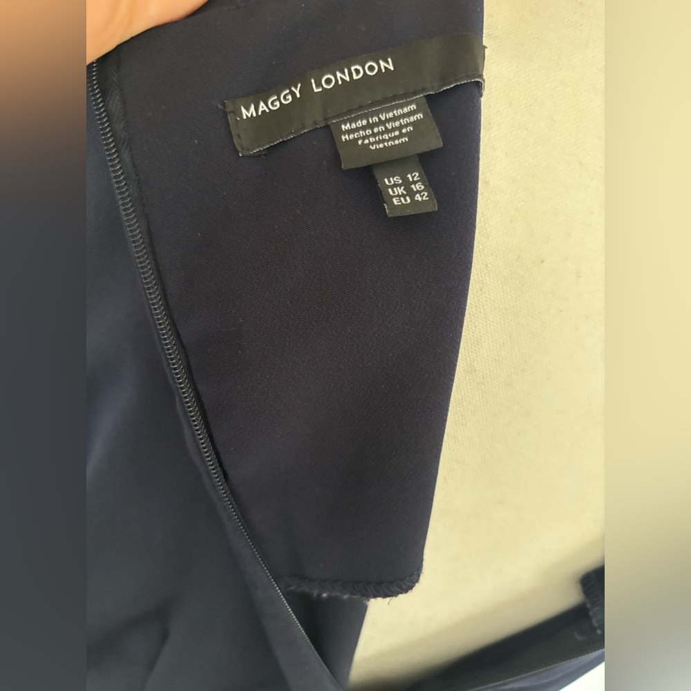 Maggy London Navy Jumpsuit! - Picture 6 of 6